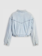 Levi's® Luxury Trip Shrunken 90s Trucker 100% Cotton Denim Jacket - Image 6 of 7
