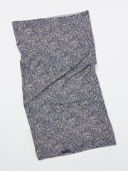 FatFace Navy Leaf Print Multi Use Snood - Image 2 of 2