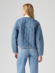 Levi's® Blue Rumer Quilted 100% Cotton Jacket - Image 4 of 8