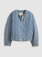 Levi's® Blue Rumer Quilted 100% Cotton Jacket - Image 6 of 8