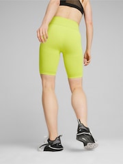 Puma Green Womens Shapeluxe High Waisted Biker Shorts - Image 2 of 5