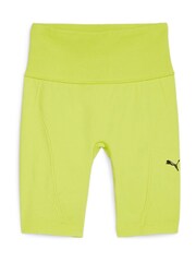 Puma Green Womens Shapeluxe High Waisted Biker Shorts - Image 5 of 5