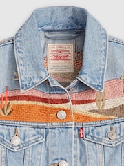 Levi's Embroidered Denim Gilet VEst - Image 9 of 10