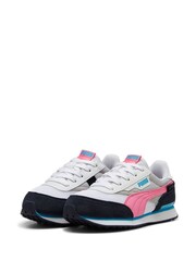 Puma White Kids Unisex Future Rider Splash Trainers - Image 3 of 6