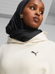 Puma White Womens Better Essentials Hoodie - Image 4 of 6