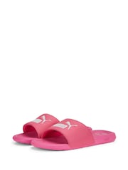 Puma Pink Unisex Cool Cat 2.0 Kids Slides - Image 3 of 6