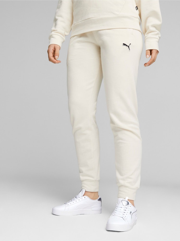 Puma White Womens Better Essentials Sweat Joggers - Image 1 of 5