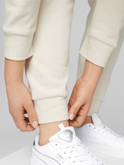 Puma White Womens Better Essentials Sweat Joggers - Image 3 of 5