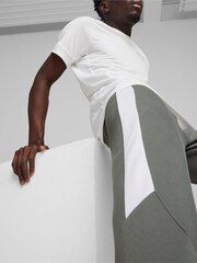 Puma Grey Mens EVOSTRIPE Sweatpants - Image 3 of 6