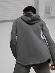 Puma Grey Mens EVOSTRIPE Full Zip Hoodie - Image 2 of 6