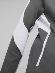Puma Grey Mens EVOSTRIPE Full Zip Hoodie - Image 4 of 6