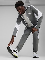 Puma Grey Mens EVOSTRIPE Full Zip Hoodie - Image 5 of 6