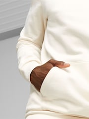 Puma White Mens Better Essentials Hoodie - Image 3 of 6