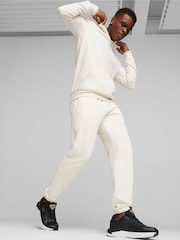 Puma White Mens Better Essentials Sweat Joggers - Image 4 of 6