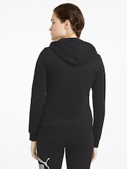 Puma Black Womens Essentials Full Zip Hoodie - Image 2 of 5