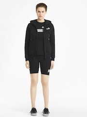 Puma Black Womens Essentials Full Zip Hoodie - Image 3 of 5