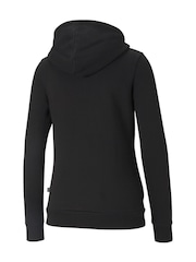 Puma Black Womens Essentials Full Zip Hoodie - Image 5 of 5