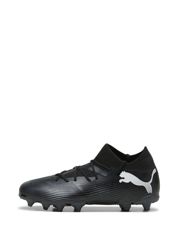 Puma Black Unisex Kids Future 7 Match FG/AG Football Boots - Image 2 of 6