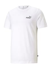 أبيض - تيشِرت قطن 100% للرجال بشعار صغير تشكيلة Essentials من Puma - صورة 4 من 5