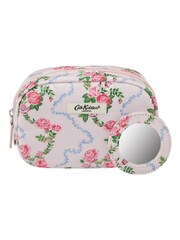 Cath Kidston Flutter Rose Make Up Bag with Mirror - Image 1 of 4