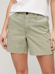 Grün - Superdry Klassische Chino-Shorts - Bild 1 von 3