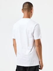 Weiß - Weekend Offender Cannon Beach Herren-T-Shirt mit klassischem Abzeichen - Bild 2 von 5
