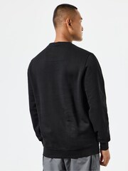 Weekend Offender Mens Blue Classic Ferrer Badge 100% Cotton Sweatshirt - Image 2 of 6