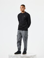 Weekend Offender Mens Blue Classic Ferrer Badge 100% Cotton Sweatshirt - Image 3 of 6