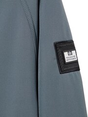 Weekend Offender Mens Grey Stipe Softshell Jacket - Image 6 of 8