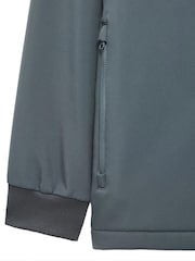 Weekend Offender Mens Grey Stipe Softshell Jacket - Image 7 of 8