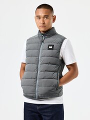 Weekend Offender Mens Grey Gacha Padded Gilet - Obraz 1 z 1