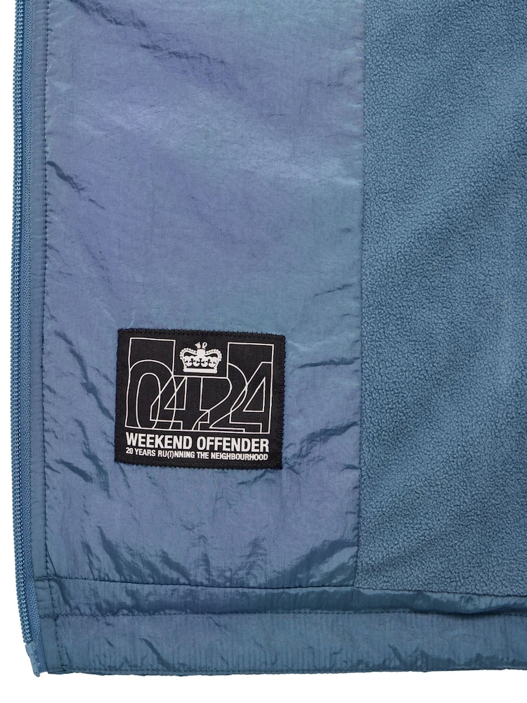 Weekend Offender Mens Technician Windbreaker Jacket - Image 8 of 8