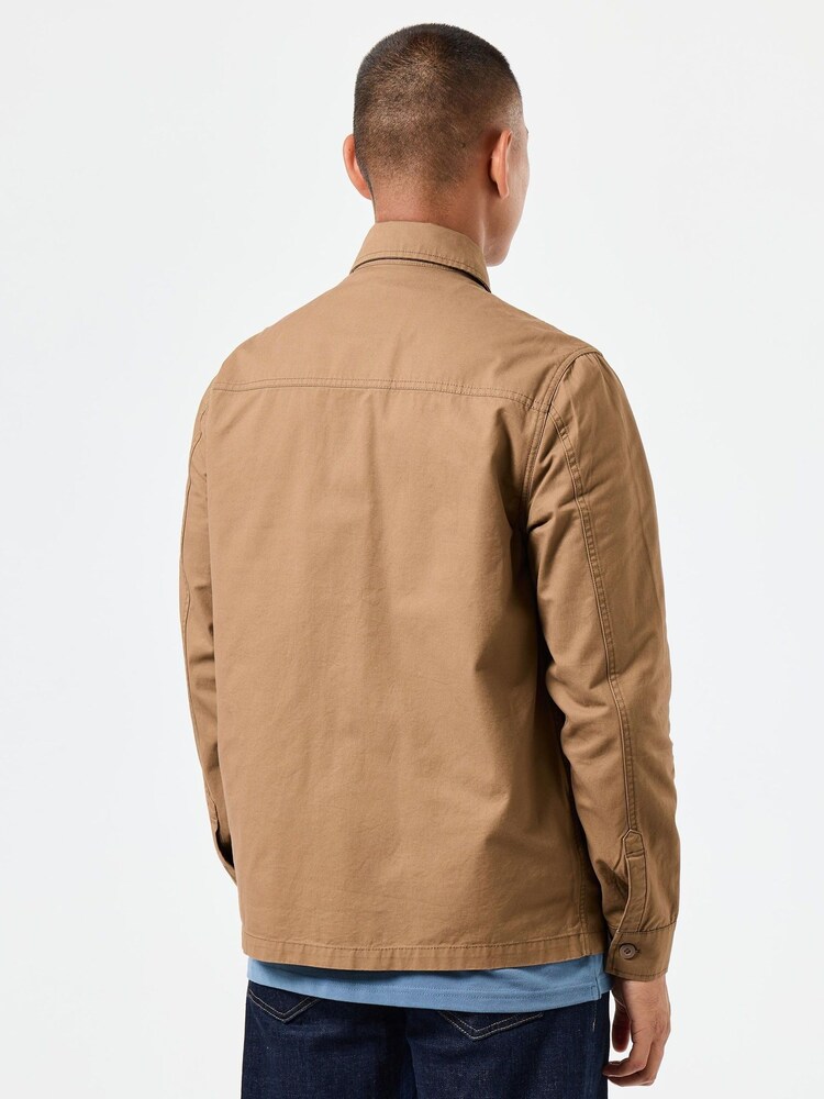 Weekend Offender Mens Tavira 100% Cotton Baker Overshirt - Image 2 of 3