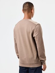Weekend Offender Mens Nylon Overlay 100% Cotton Sweatshirt - Image 2 of 4