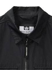 Weekend Offender Mens Formella 100% Cotton Black Overshirt - Image 5 of 8