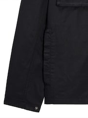 Weekend Offender Mens Formella 100% Cotton Black Overshirt - Image 6 of 8