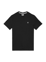 Schwarz - Weekend Offender Cannon Beach Herren-T-Shirt mit klassischem Abzeichen - Bild 3 von 4