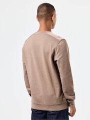 Weekend Offender Mens Nylon Overlay 100% Cotton Sweatshirt - Image 2 of 6