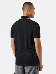 Weekend Offender Mens Shore Zip 100% Cotton Polo Shirt - Image 3 of 6