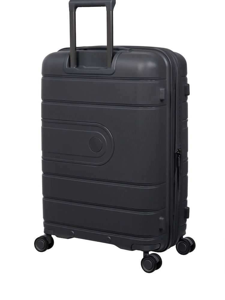 IT Luggage Grey Eco-Tough Ebony Cabin Suitcase - Image 2 of 9