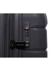 IT Luggage Grey Eco-Tough Ebony Cabin Suitcase - Image 8 of 9