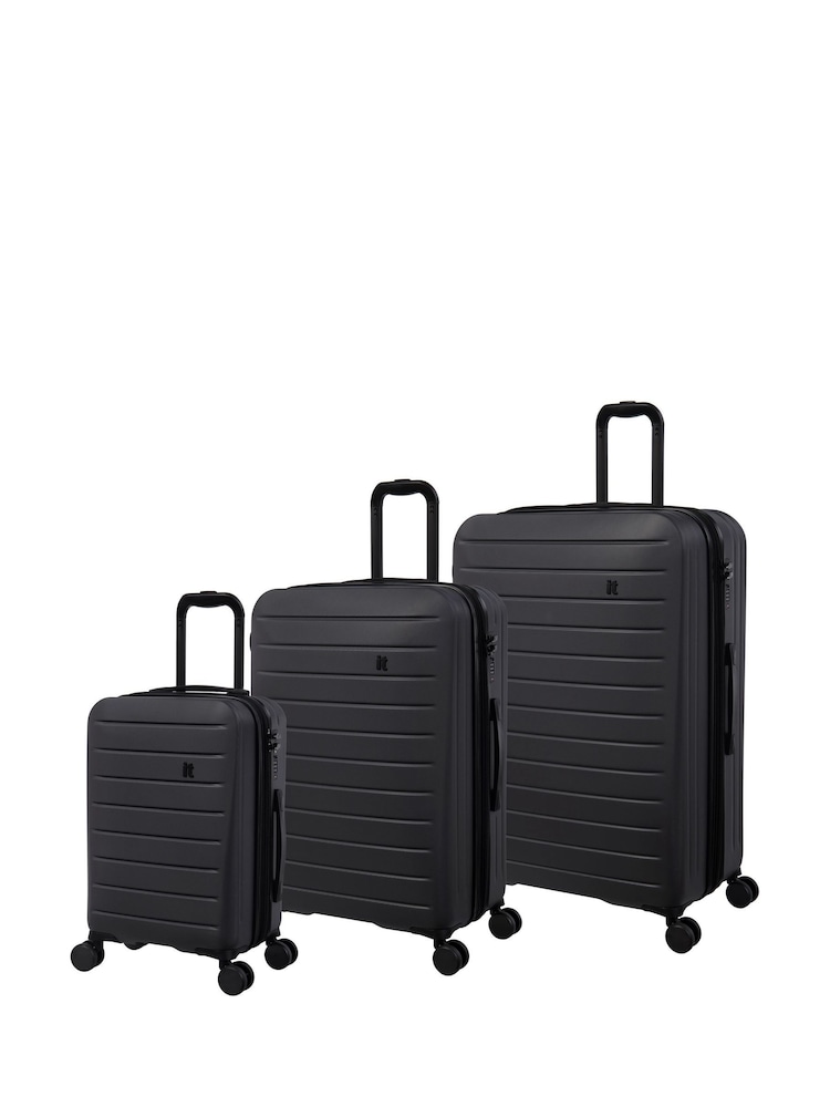 IT Luggage Grey Legion Suitcase Set - Image 1 of 10