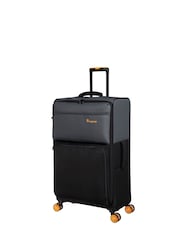 IT Luggage Duo Tone Black Suitcase Set - Image 5 of 7