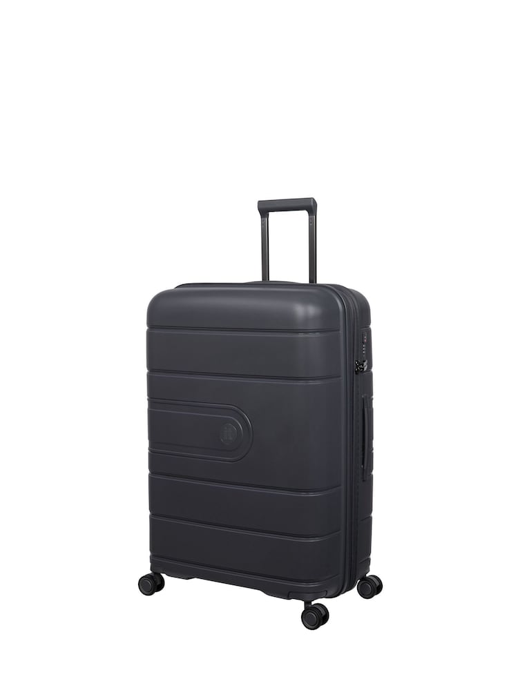 IT Luggage Large Grey Eco-Tough Ebony Suitcase - Image 1 of 9
