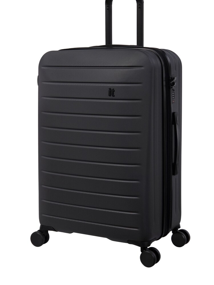 IT Luggage Medium Grey Legion Suitcase - Image 1 of 7 IT Luggage Medium Grey Legion Suitcase - Image 1 of 7