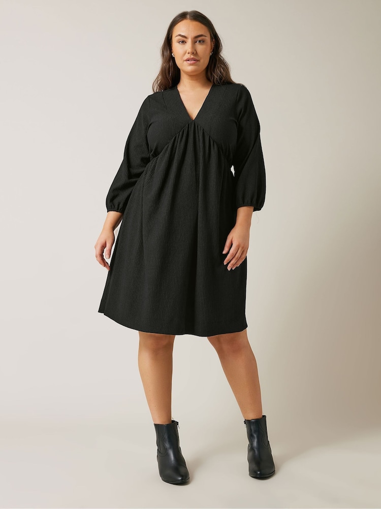 Evans Jersey Crepe Black Dress - Image 2 of 5