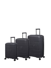 IT Luggage Grey Eco-Tough Ebony Suitcase Set - Image 1 of 10