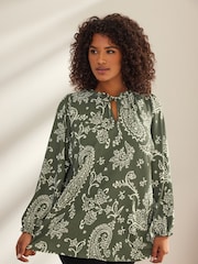 Grün - Evans, Boho-Top aus Jersey - Bild 1 von 2
