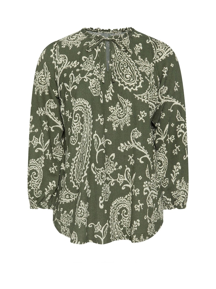 Grün - Evans, Boho-Top aus Jersey - Bild 2 von 2