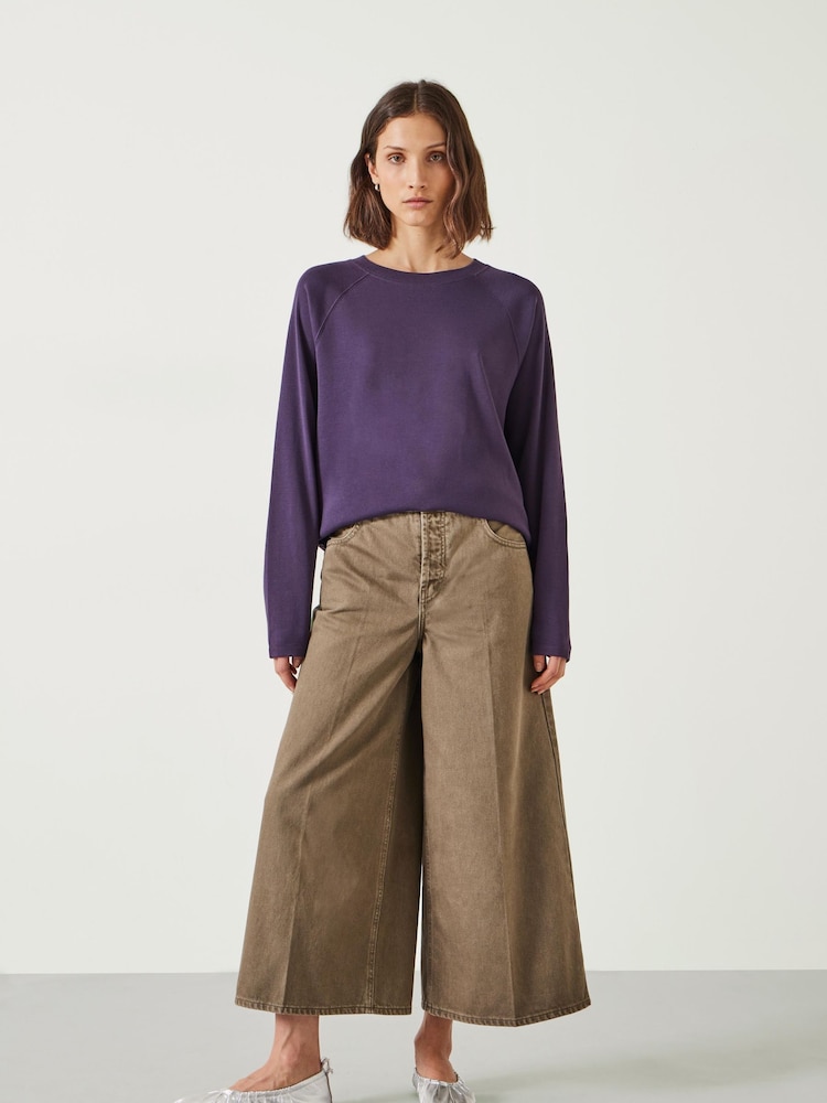 Morado - Hush Matilda 100% Cotton Raglan T-Shirt - Imagen 2 de 5 Morado - Hush Matilda 100% Cotton Raglan T-Shirt - Imagen 2 de 5